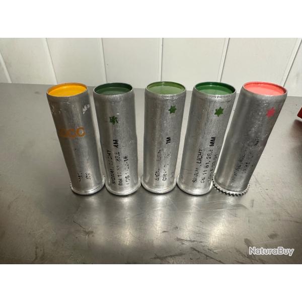 Lot Fus�e calibre 4 26.5mm  pour lance fus�e ww1 ww2 lp42 lp34