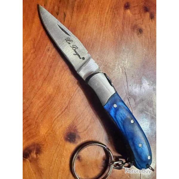 Couteau pliant Porte clef Le Bougna - Bois color� - Ench�re 1.00 � (2)