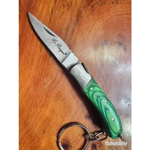 Couteau pliant Porte clef Le Bougna - Bois color� - Ench�re 1.00 � (3)