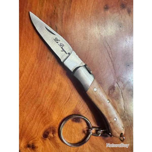 Couteau pliant Porte clef Le Bougna - Bois Teck - Ench�re 1.00 � (5)