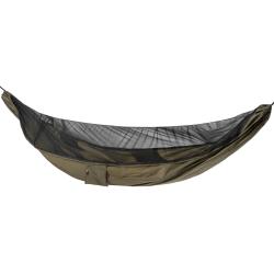 Hamac ultral&eacute;ger avec moustiquaire TigerWood V2 Long Double Zip 350x150 cm - Khaki