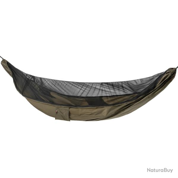Hamac ultral�ger avec moustiquaire TigerWood V2 Long Double Zip 350x150 cm - Khaki