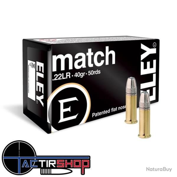 Eley Match 22lr 40 Gr par 50