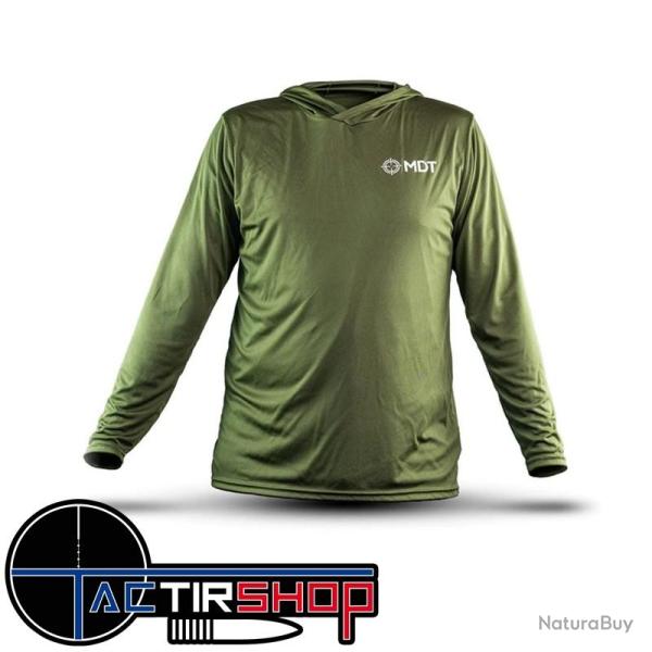 MDT Sun Shirt Hoodie Taille L Vert