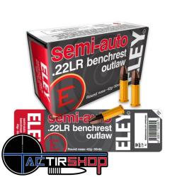 Eley Semi-auto Benchrest Outlaw round-nose 22lr 42 Gr par 50