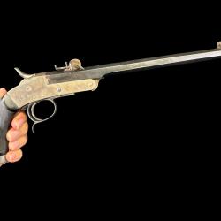 EXTRAORDINAIRE PISTOLET DE TIR 1 COUP cal. 22LR num&eacute;ro 1