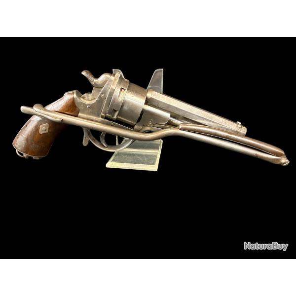PEU COURANT REVOLVER GALAND 1868 SPORTSMAN cal. 12mm galand num�ro 1550