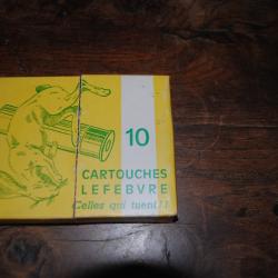 Boite cartouches anciennes incompl&egrave;te