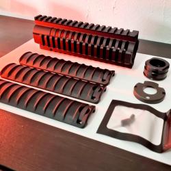 GARDE MAIN TM4 RIS CAL.43 7 POUCES AVEC COUVRES RAILS X 3 ET BARREL NUT UMAREX