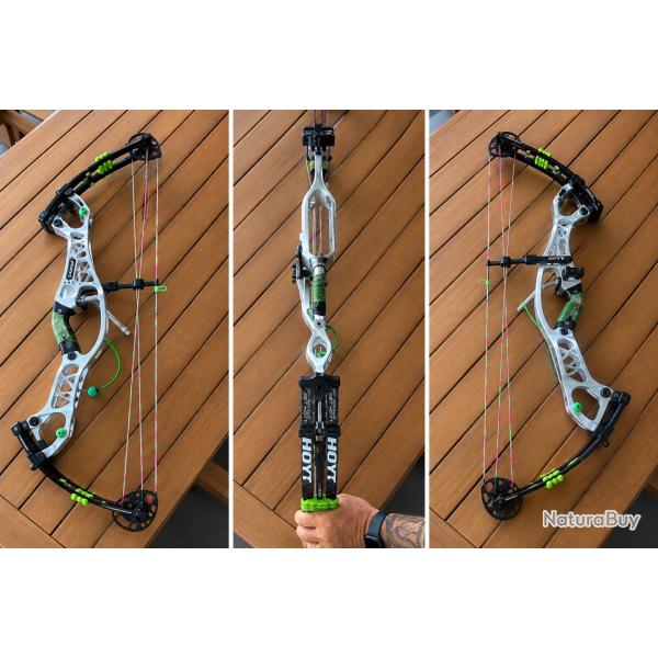 Hoyt podium x �lite droitier 37 pouce 40-50 lbs 25,5/27 allonge