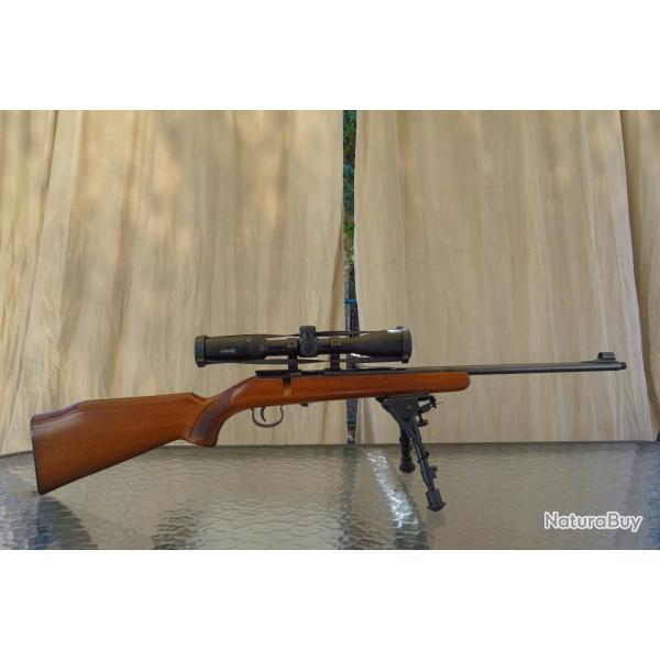 carabine 22LR Anschutz+lunette neuve et bipied neuf