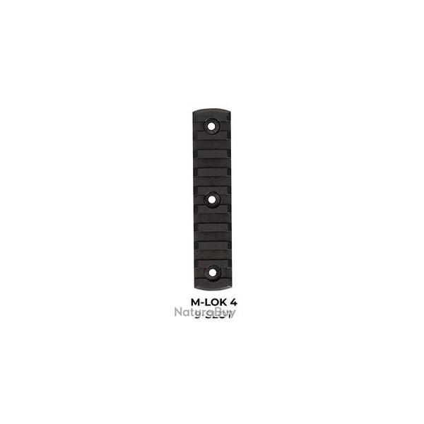 Rail PICATINNY 9 slot - Fixation M-LOK - Polym�re - Marque Saber Gears