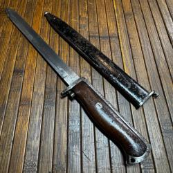 Rare poignard Ba&iuml;onnette Norv&eacute;gienne Mod&egrave;le 1894 Krag-J&oslash;rgensen - MONOMATRICULE - WW1 / WW2