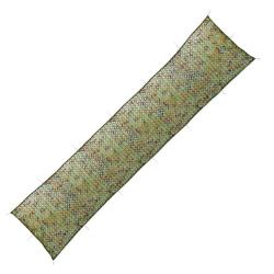 Filet camouflage polyester vert 1,5x6 m hydrofuge anti UV avec sac