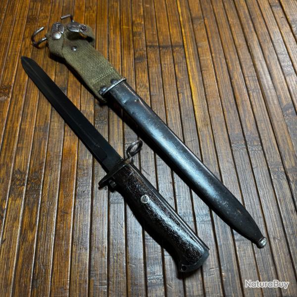 Rare Ba�onnette Norv�gienne M1894/56-57 Garand - Marquage Steyr (OEWG) - Superbe �tat