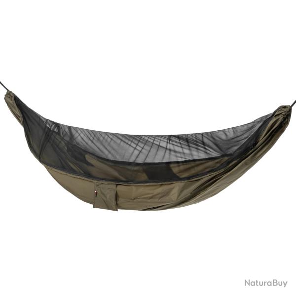 Hamac ultral�ger avec moustiquaire double zip TigerWood V2 300x150 cm - Khaki