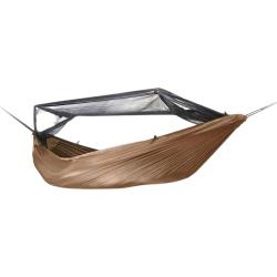 Hamac professionnel avec moustiquaire DD Hammocks Frontline 270x140 cm - Coyote Brown