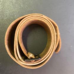 Bretelle Cuir R&eacute;glementaire MAT 49 / MAS - Arm&eacute;e Fran&ccedil;aise (108 cm - 1971)
