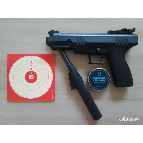 Pistolet CROSMAN Benjamin Trail Nitro Piston plomb 4,5 mm + 10 cibles + 500 plombs