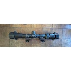 Lunette Bushnell Trophy 3-9x32 - R&eacute;ticule Multi-X - Avec colliers (Id&eacute;ale .22 LR)
