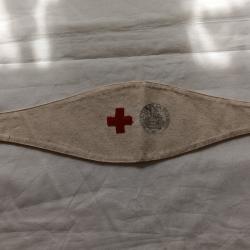 Brassard Fran&ccedil;ais croix rouge WW2 ( A1 )