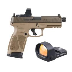 PACK PISTOLET TAURUS G3 TACTICAL FDE 9X19 + FRENZY 1X20X28 3 MOA