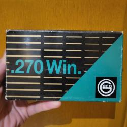 Cartouches de .270 win Geco 150 grs Teil Mantel