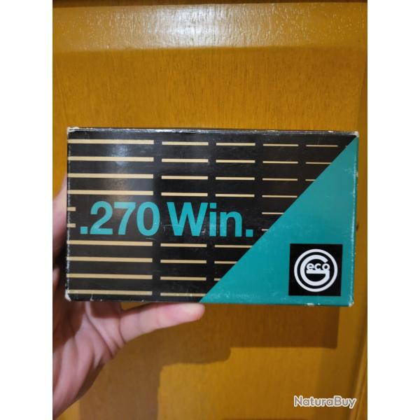 Cartouches de .270 win Geco 150 grs Teil Mantel