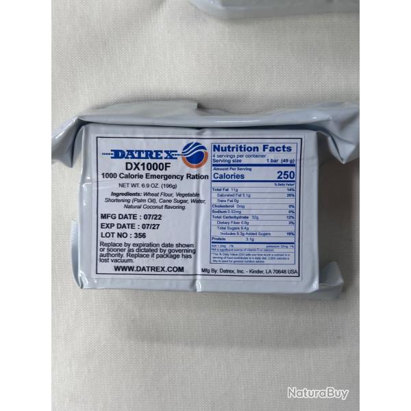 Rations de survie ( Lot de 20 )