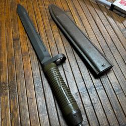 Superbe Rare Ba&iuml;onnette G3 Turque MKEK - Lame Parkeris&eacute;e Noir Mat 100%