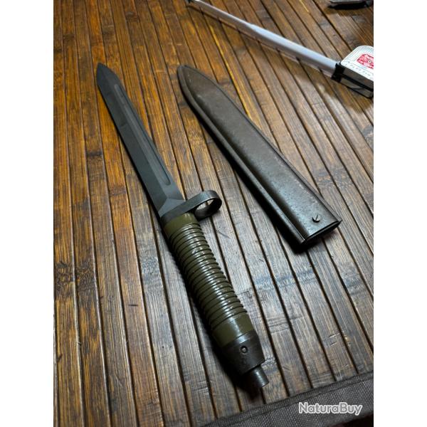 Superbe Rare Ba�onnette G3 Turque MKEK - Lame Parkeris�e Noir Mat 100%
