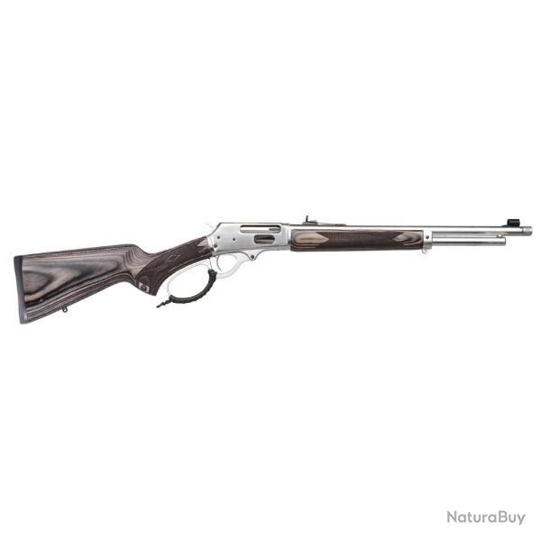 CARABINE A LEVIER SOUS-GARDE HUGTEK LVR SMLYSE CALIBRE 44 MAG CHROME/LAMELLE 20" (51CM)