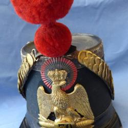 Shako d'Officier d'Infanterie mod&egrave;le 1856 Second Empire