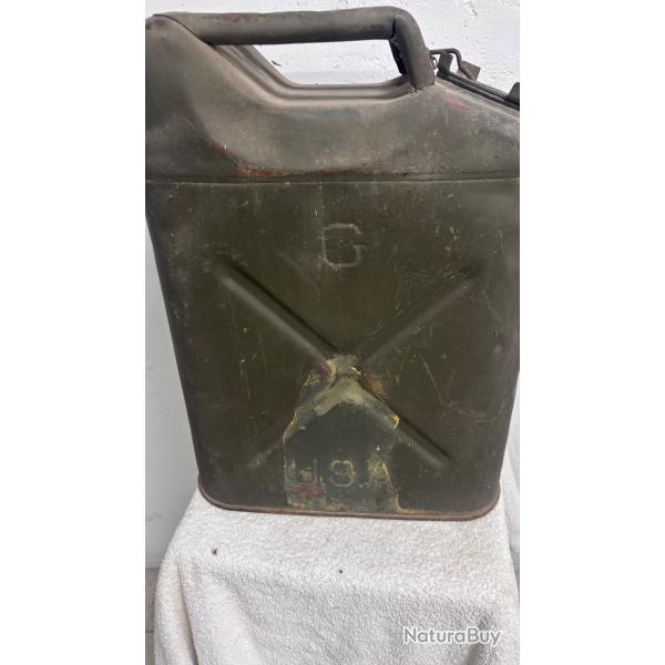 Authentique jerrican am�ricain de la Seconde Guerre Mondiale (WW2).