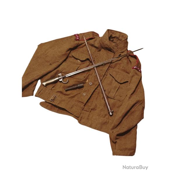 1 euro Lot a saisir WW1/WW2 - British Battledress SAS + Rosalie Type 1 + ZF41 � restaurer