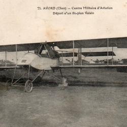 Carte Postale Ancienne Avion Militaire Avord -N&deg;8433