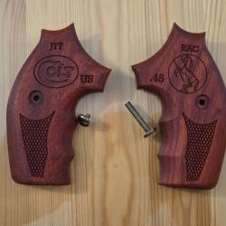 ///// ENCH&Egrave;RE 1� ///// Plaquettes pour Colt 1878 DA mod&egrave;le 1902 Alaskan