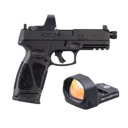 PACK PISTOLET TAURUS G3 TACTICAL NOIR 9X19 + FRENZY 1X20X28 3 MOA