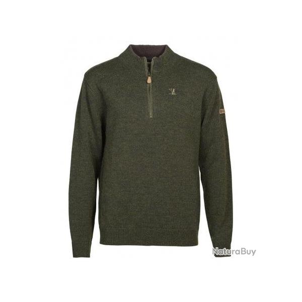 Pull Chasse Percussion Brod� Col Chemin�e Islande - 3XL