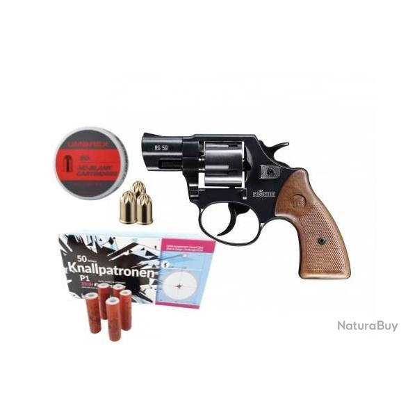 Pack Rohm RG 59 - Revolver alarme 9 mm