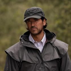 Casquette cir&eacute;e Walker & Hawkes Bransford olive