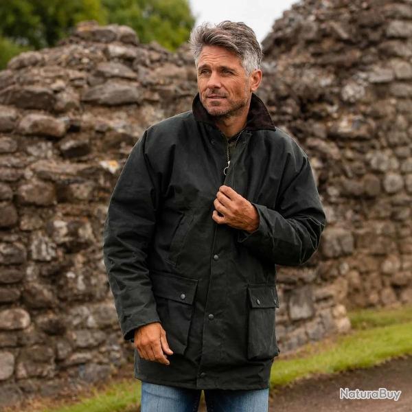 Veste cir�e Walker And Hawkes Benson olive � capuche 4XL