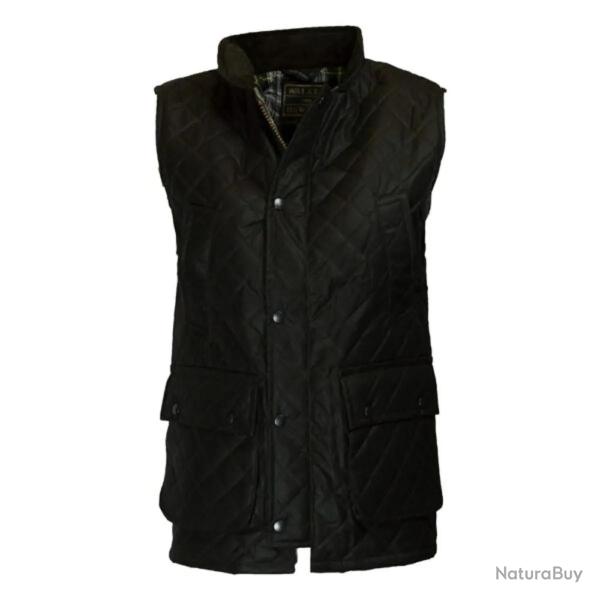 Gilet cir� matelass� Walker & Hawkes Lincoln olive M
