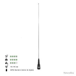 Tige Antenne Flex 80 cm Black Edition GPS Garmin RoG