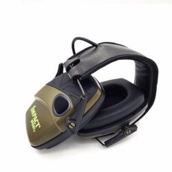Casque anti-bruit &eacute;lectronique 24dB Impact Sport vert