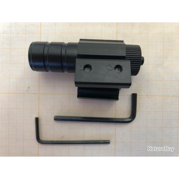 Laser vert sur rail picatinny