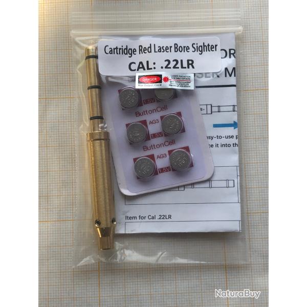 Laser rouge de r�glage de vis�e, calibre .22 (5,5 mm), collimateur