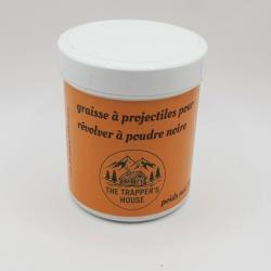 1� prix de depart!graisse de chambres pour revolver &agrave; poudre noire THE TRAPPER'S HOUSE 75 grammes