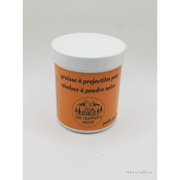1� prix de depart!graisse de chambres pour revolver � poudre noire THE TRAPPER'S HOUSE 75 grammes