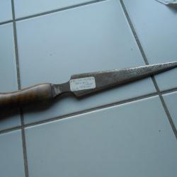 COUPE PAPIER  1914   artisanat tranchee  BELGIQUE  LIEGE